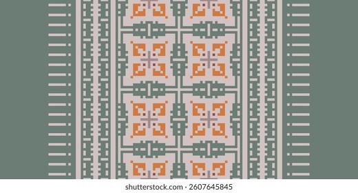 Anarkali Pattern Seamless Bandana print silk Motif embroidery, Pixel Ikat embroidery vector Design for Print 60s paisley tie dye damascus ornament rugs hipster kurta pajama