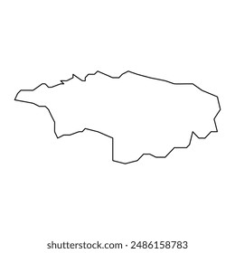 Anasco map, administrative division of Puerto Rico. Vector illustration.