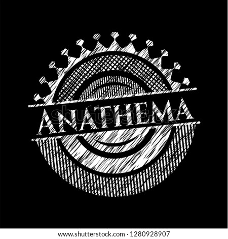 Anathema chalkboard emblem
