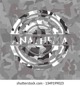 Anathema on grey camo texture