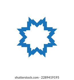 Anatolian Culture Motif Colorful Abstract Carpet and Rug Pattern Logo Turkish Design Template Vector a258