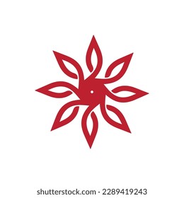 Anatolian Culture Motif Colorful Abstract Carpet and Rug Pattern Logo Turkish Design Template Vector a236