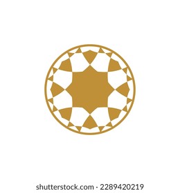 Anatolian Culture Motif Colorful Abstract Carpet and Rug Pattern Logo Turkish Design Template Vector a42