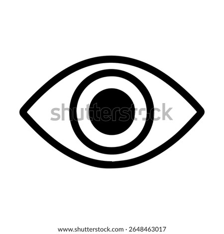 anatomical eye icon vector on white background
Human anatomical organ