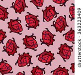 anatomical hearts pattern