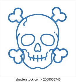 Anatomy death or  skull icon