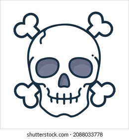 Anatomy death or  skull icon