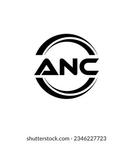 ANC Logo Design, Inspiration for a Unique Identity. Modern Elegance and Creative Design. Watermark Your Success with the Striking this Logo.