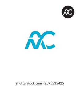 ANC Logo Letter Monogram Design