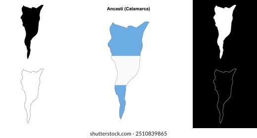 Ancasti department (Catamarca) mapa esboço conjunto