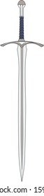 Ancestral sword which was used both in war and on ceremonial occasions by the Lord