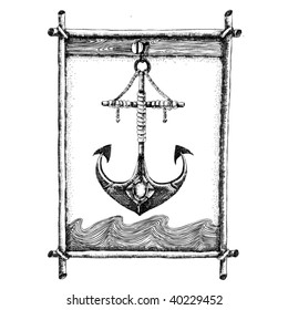 anchor above the sea