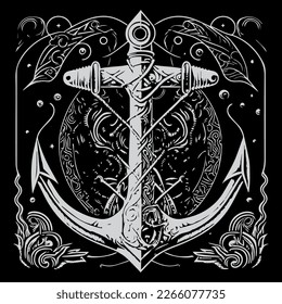 anchor arrow is a unique symbol that combines the stability of an anchor with the direction of an arrow. It represents both strength and purpose