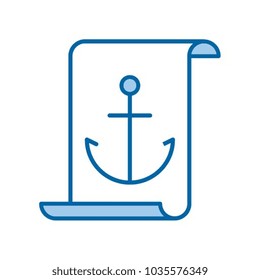 Anchor article vector icon