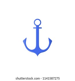 anchor colored icon. Element of summer pleasure icon for mobile concept and web apps. Cartoon style anchor colored icon can be used for web and mobile