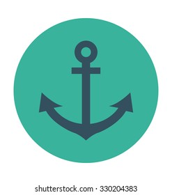Anchor Colored Vector Icon