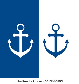 Anchor for decorating packaging, postcards. wallpaper