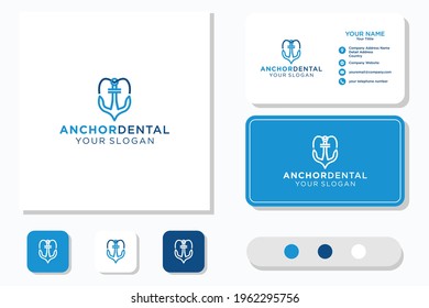 Anchor Dental Logo Design and Business Card