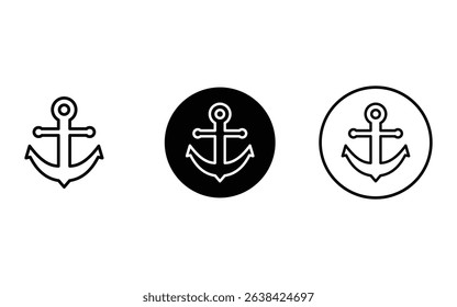 anchor design, vector, isolated on transparent background