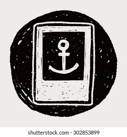 anchor doodle