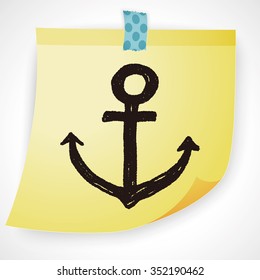 anchor doodle