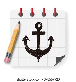 Anchor doodle