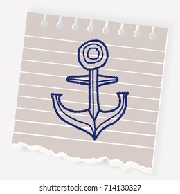 Anchor doodle