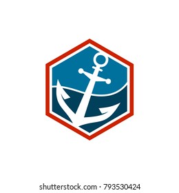 Anchor Emblem Logo