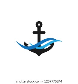 Anchor graphic design template vector illustration isolated