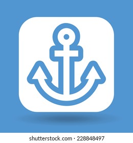 anchor graphic design , vector illustration