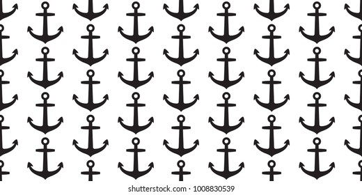 anchor helm seamless pattern vector maritime nautical boat ocean sea isolated wallpaper background