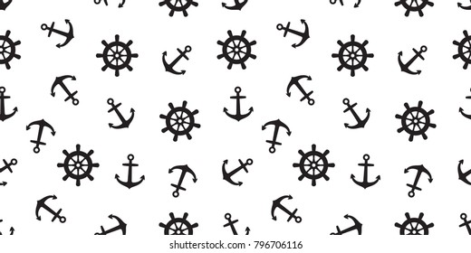 Anchor helm vector Nautical maritime sea ocean boat isolated wallpaper background