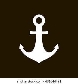 Anchor icon. Anchor clip art. Art design illustration. Compatible with ai, cdr, pdf, png and eps formats.