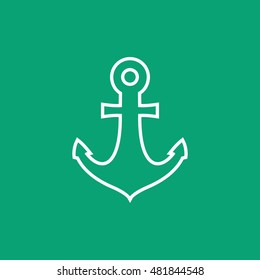 Anchor icon. Anchor clip art. Art design illustration. Compatible with ai, cdr, pdf, png and eps formats.