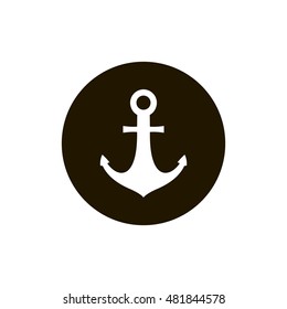 Anchor icon. Anchor clip art. Art design illustration. Compatible with ai, cdr, pdf, png and eps formats.