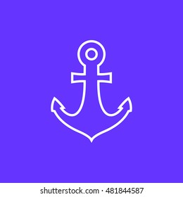 Anchor icon. Anchor clip art. Art design illustration. Compatible with ai, cdr, pdf, png and eps formats.