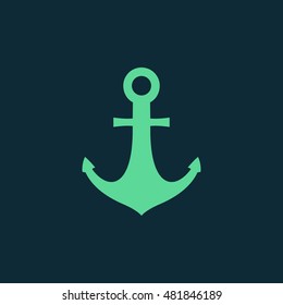 Anchor icon. Anchor clip art. Art design illustration. Compatible with ai, cdr, pdf, png and eps formats.