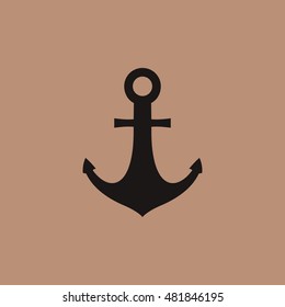 Anchor icon. Anchor clip art. Art design illustration. Compatible with ai, cdr, pdf, png and eps formats.