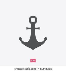 Anchor icon. Anchor clip art. Art design illustration. Compatible with ai, cdr, pdf, png and eps formats.