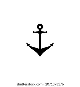 anchor icon design template vector isolated illustration