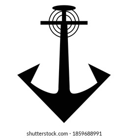 Anchor icon design vector illustration.
