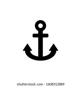 anchor icon design vector template