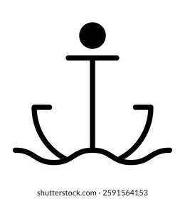 Anchor icon with editable stroke