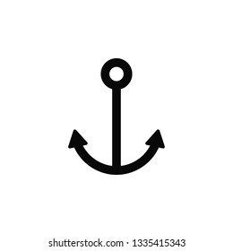 Anchor, icon. Element of simple icon for websites, web design, mobile app, infographics. Thick line icon for website design and development, app development