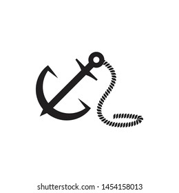 Anchor icon graphic design template vector illustration
