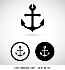 anchor icon great for any use. Vector EPS10.
