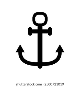 Anchor icon illustrated on background