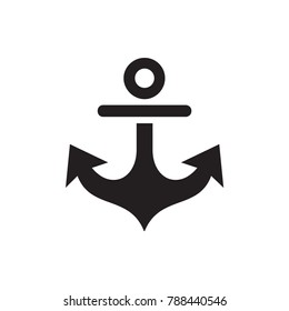 anchor icon illustration isolated vector sign symbol