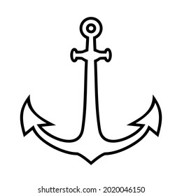 Ankersymbol, Illustrationssymbol, Vektorgrafik, Zeilensymbol