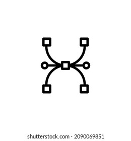 gráfico vectorial de ilustración de icono de anclaje